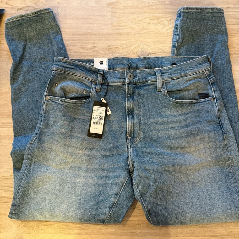 G-Star Slim Straight Light Blue Jeans
